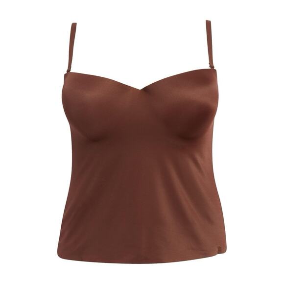 Skims Contour Lift Underwire Tank Cocoa Size 4X Removable Straps NWT Style 1944 - Picture 1 of 7